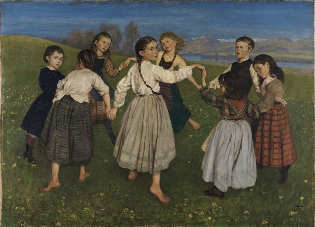 Hans-Thoma_Kinderreigen-1872_Oel-auf-Leinwand_-115-x-161-cm_Staatliche-Kunsthalle-Karlsruhe